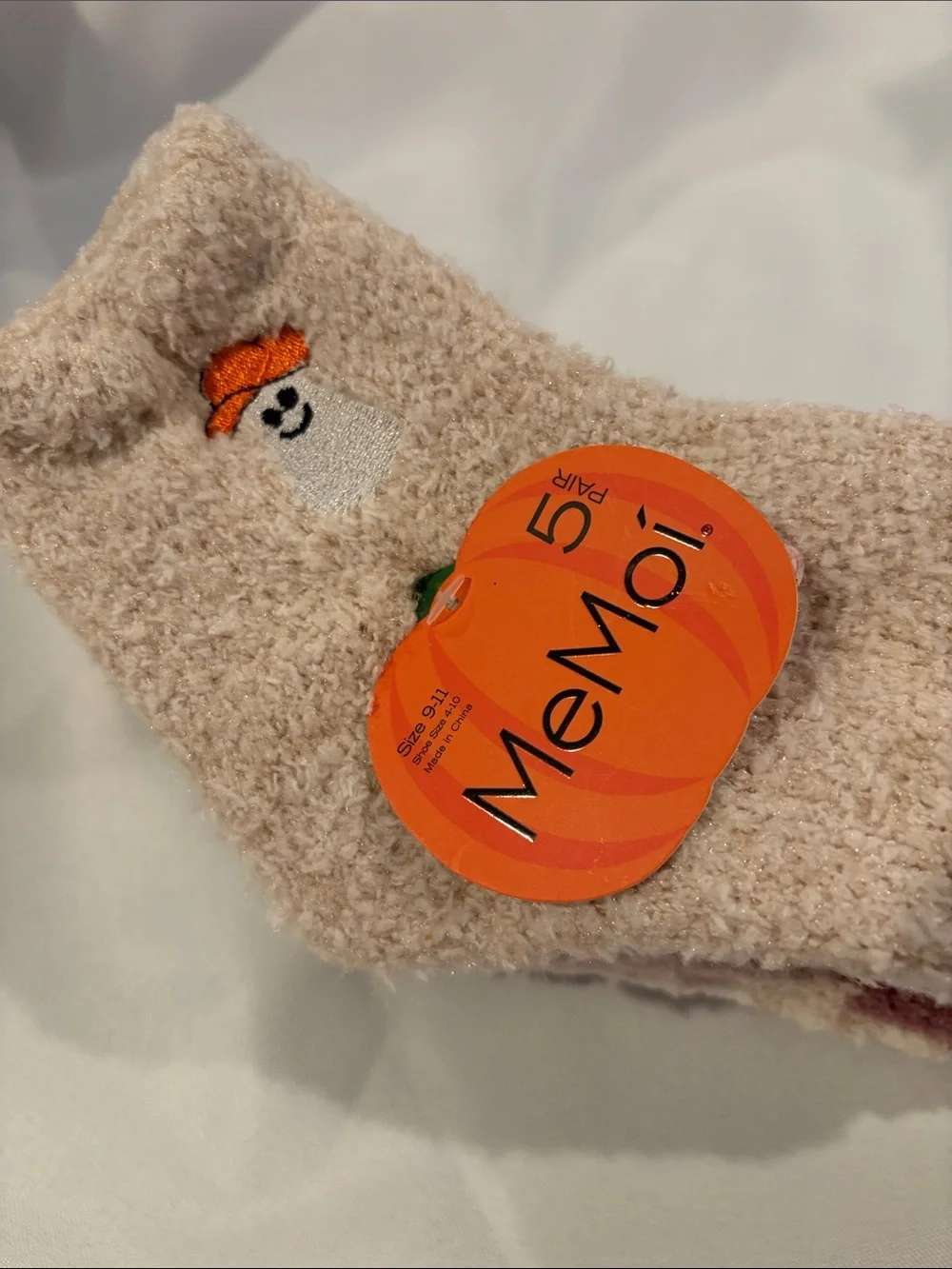 MeMoi Plush Halloween Cozy Socks 5-pack